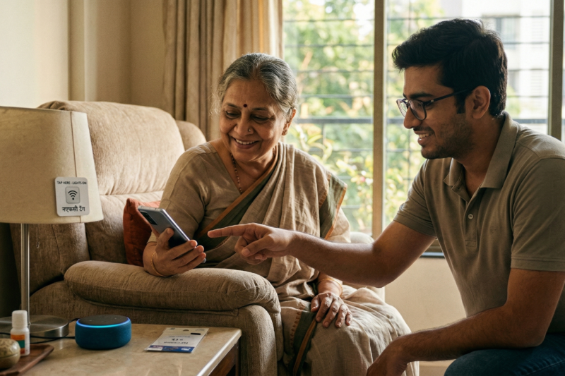The ₹15 Magic Sticker: How “Physical Tech” is Restoring Independence for Elders