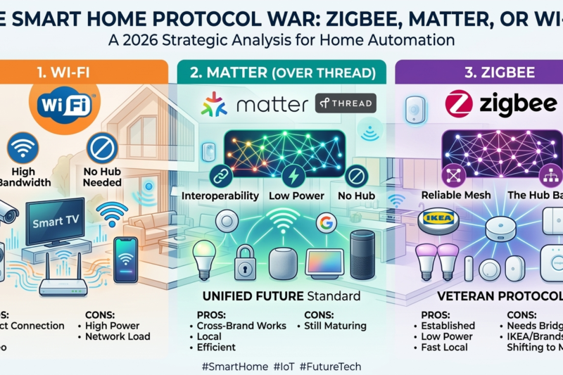 The Smart Home Protocol War: Why Zigbee is Fading and Matter is Taking the Crown